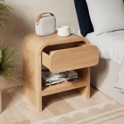 Bennett 1 Drawer Bedside Table -Online Furniture Store 30871515 alt01