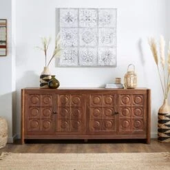 Theodore Extra Wide Sideboard, Mango Wood -Online Furniture Store 30872686