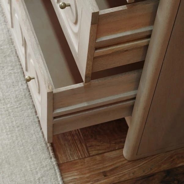 Theodore 3 Drawer Chest, Mango Wood 5 Theodore 3 Drawer Chest, Mango Wood - Image 3