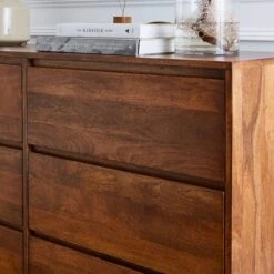 Brannock 6 Drawer Chest, Mid Stained Mango Wood -Online Furniture Store 30872723 alt03