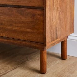 Brannock 6 Drawer Chest, Mid Stained Mango Wood -Online Furniture Store 30872723 alt04