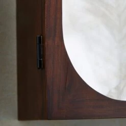 Elias Wall Cabinet, Acacia Wood, Mirror And Reeded Glass 10 Elias Wall Cabinet, Acacia Wood, Mirror And Reeded Glass -Online Furniture Store 30873171 alt03