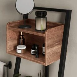 Fulton Bathroom Ladder Shelf, Pine Effect -Online Furniture Store 30873186 alt05