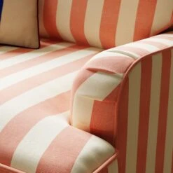 Beatrice Woven Stripe Snuggle Chair -Online Furniture Store 30873458 alt03