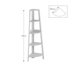 Nautical Corner Ladder Shelving Unit -Online Furniture Store 30873462 alt09
