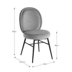 Renata Dining Chair, Velvet 15 Renata Dining Chair, Velvet -Online Furniture Store 30873958 alt09