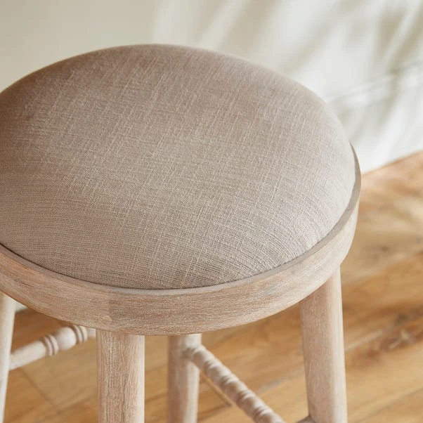 Adora Bar Stool, Mango Wood 8 Adora Bar Stool, Mango Wood - Image 6