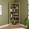 Hardy Corner Bookcase, Oak Effect 2 Hardy Corner Bookcase, Oak Effect -Online Furniture Store 30874522