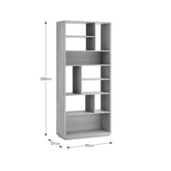 Hardy Slim Bookcase, Oak Effect 13 Hardy Slim Bookcase, Oak Effect -Online Furniture Store 30874523 alt09