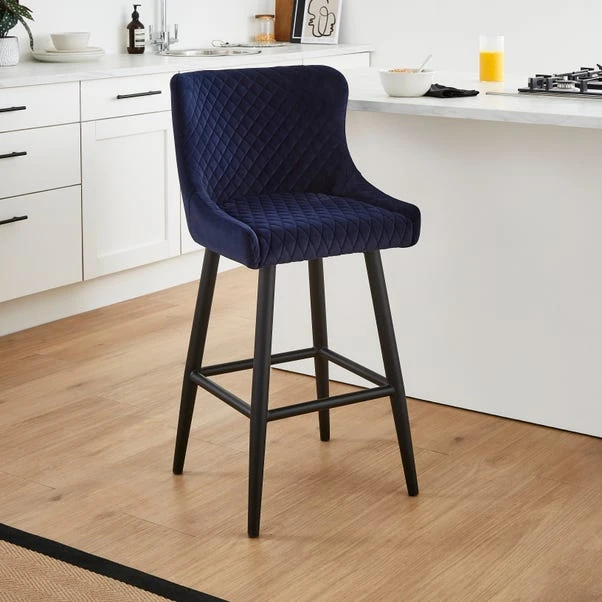 Montreal Counter Height Bar Stool, Velvet 3 Montreal Counter Height Bar Stool, Velvet