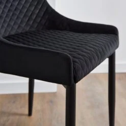 Montreal Set Of 2 Dining Chairs, Velvet -Online Furniture Store 30876148 alt02