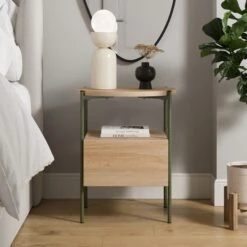 Elody 1 Drawer Bedside Table -Online Furniture Store 30876296