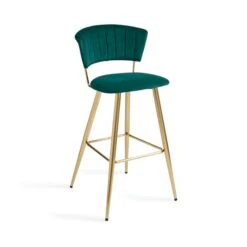 Kendall Bar Stool, Velvet -Online Furniture Store 30876306 alt03