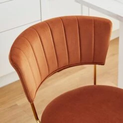 Kendall Bar Stool, Velvet -Online Furniture Store 30876307 alt02