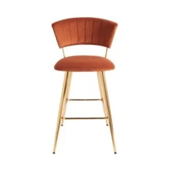 Kendall Bar Stool, Velvet -Online Furniture Store 30876307 alt03