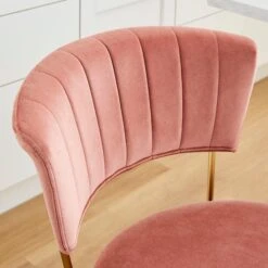 Kendall Bar Stool, Velvet -Online Furniture Store 30876311 alt02