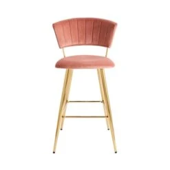 Kendall Bar Stool, Velvet -Online Furniture Store 30876311 alt04