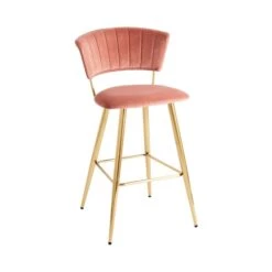 Kendall Bar Stool, Velvet -Online Furniture Store 30876311 alt05