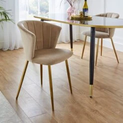 Kendall Dining Chair, Velvet -Online Furniture Store 30876319