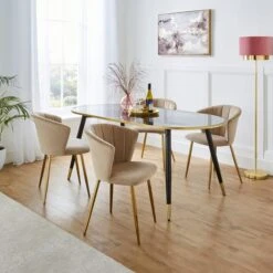 Kendall Dining Chair, Velvet -Online Furniture Store 30876319 alt01