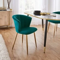 Kendall Dining Chair, Velvet -Online Furniture Store 30876321 alt01
