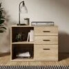 Edison Storage Cabinet, Oak Effect -Online Furniture Store 30876388