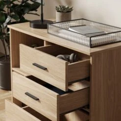Edison Storage Cabinet, Oak Effect -Online Furniture Store 30876388 alt02
