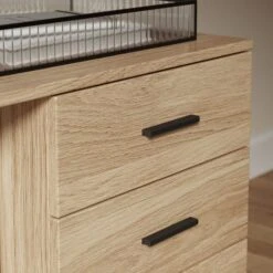 Edison Storage Cabinet, Oak Effect -Online Furniture Store 30876388 alt03