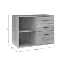 Edison Storage Cabinet, Oak Effect -Online Furniture Store 30876388 alt09