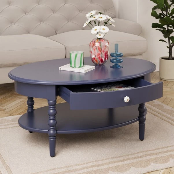 Pippin Coffee Table, Navy 4 Pippin Coffee Table, Navy - Image 2