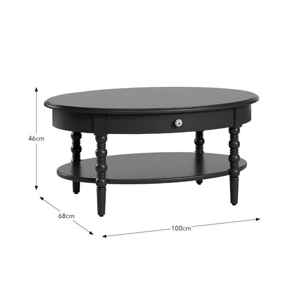 Pippin Coffee Table, Navy 10 Pippin Coffee Table, Navy - Image 8