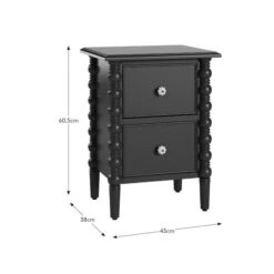 Pippin 2 Drawer Bedside Table -Online Furniture Store 30876521 alt09
