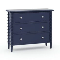 Pippin 3 Drawer Chest, Navy -Online Furniture Store 30876522 alt05