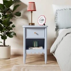 Remi 1 Drawer Bedside Table -Online Furniture Store 30876555