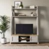 Olney Ladder TV Unit For TVs Up To 60", Stone