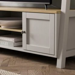 Olney Ladder TV Unit For TVs Up To 60", Stone -Online Furniture Store 30877182 alt02