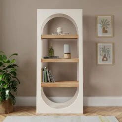 Albourne Tall Bookcase, Oak Effect -Online Furniture Store 30877183