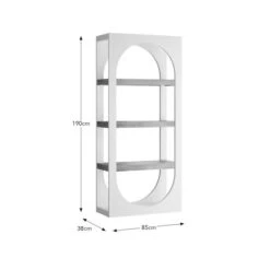 Albourne Tall Bookcase, Oak Effect -Online Furniture Store 30877183 alt09