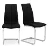 Set Of 2 Jamison Dining Chairs, Faux Leather 2 Set Of 2 Jamison Dining Chairs, Faux Leather -Online Furniture Store 30882337