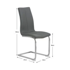 Set Of 2 Jamison Dining Chairs, Faux Leather -Online Furniture Store 30882338 alt09