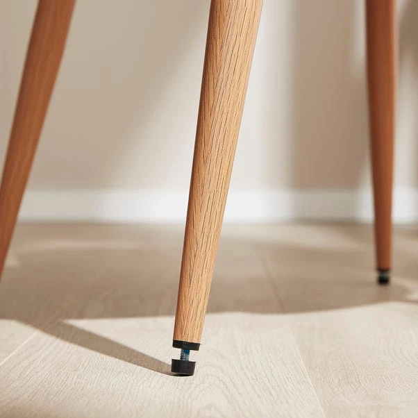 Astrid Dining Chair, Flatweave Fabric 6 Astrid Dining Chair, Flatweave Fabric - Image 4