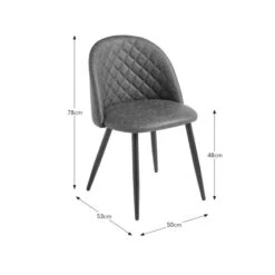 Astrid Dining Chair, Faux Leather -Online Furniture Store 30882600 alt09