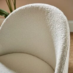 Astrid Dining Chair, Ivory Boucle -Online Furniture Store 30882611 alt02