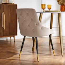 Ariana Set Of 2 Dining Chairs, Velvet 38 Ariana Set Of 2 Dining Chairs, Velvet -Online Furniture Store 30882764 alt01