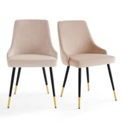 Ariana Set Of 2 Dining Chairs, Velvet 41 Ariana Set Of 2 Dining Chairs, Velvet -Online Furniture Store 30882764 alt04