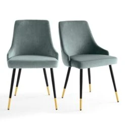 Ariana Set Of 2 Dining Chairs, Velvet 35 Ariana Set Of 2 Dining Chairs, Velvet -Online Furniture Store 30882765 alt04