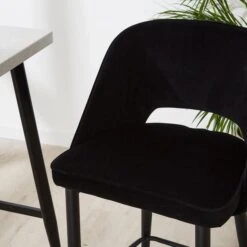 Lillia Velvet Bar Stool 41 Lillia Velvet Bar Stool -Online Furniture Store 30882766 alt01