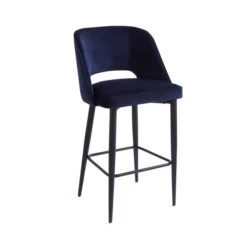 Lillia Velvet Bar Stool 34 Lillia Velvet Bar Stool -Online Furniture Store 30882768 alt04