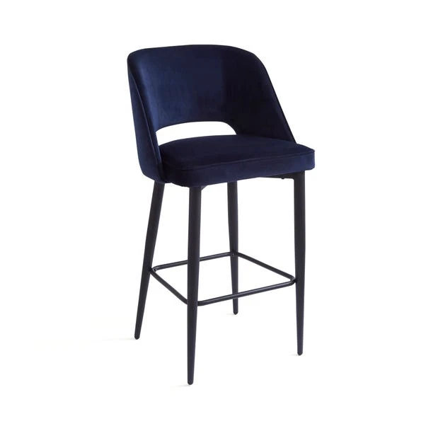 Lillia Velvet Bar Stool 15 Lillia Velvet Bar Stool - Image 13