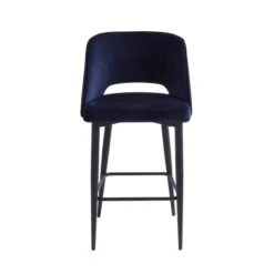 Lillia Velvet Bar Stool 35 Lillia Velvet Bar Stool -Online Furniture Store 30882768 alt05